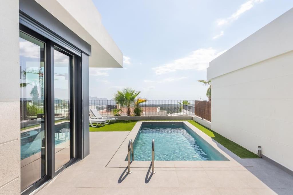 Casa Con Piscina Privada Polop Villa Luaran gambar