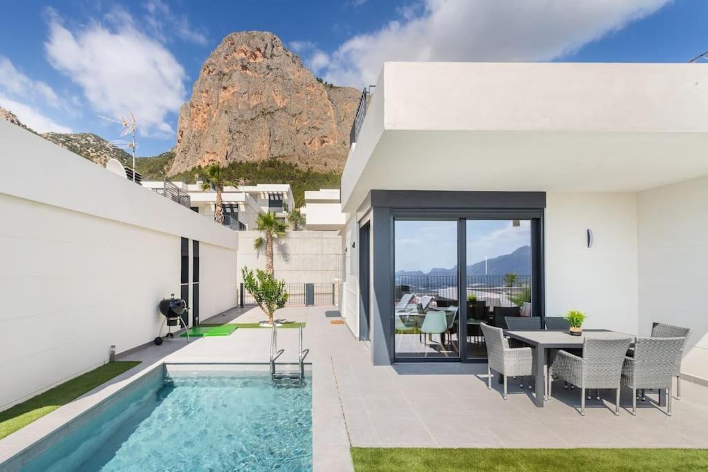 Casa Con Piscina Privada Polop Villa Luaran gambar