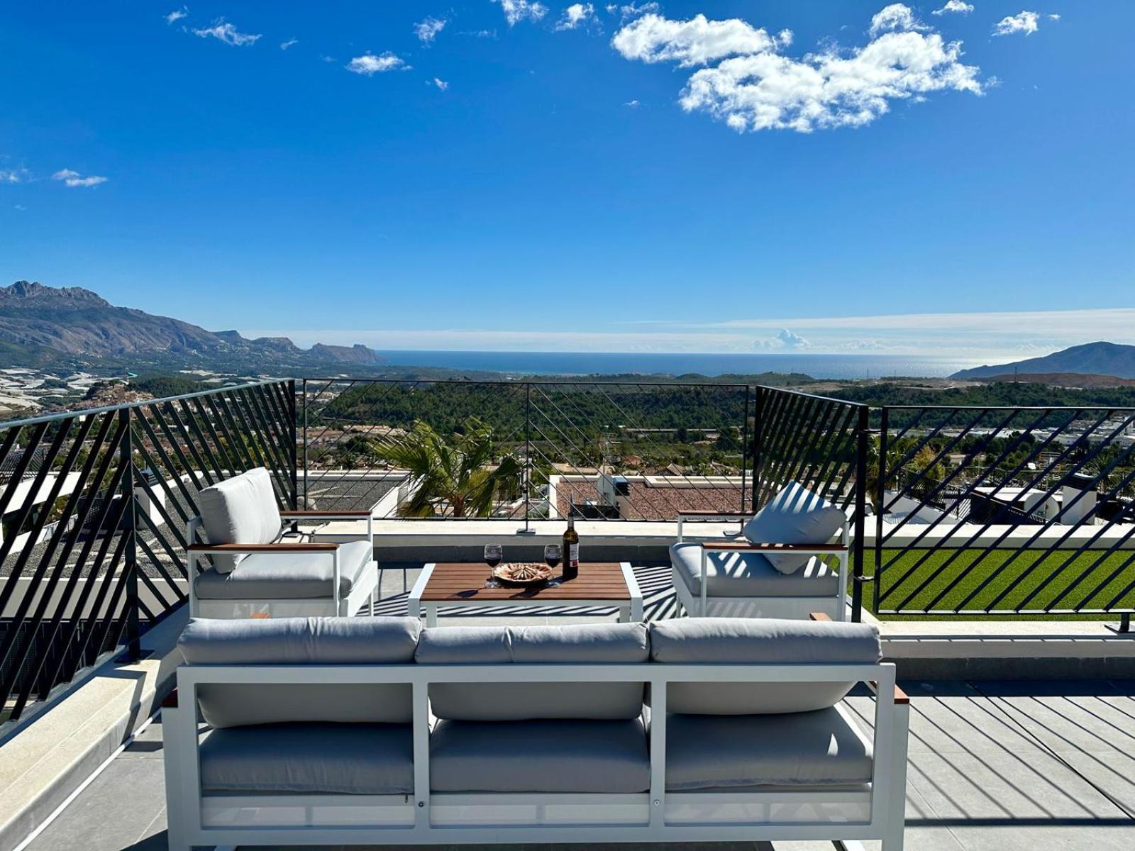 Casa Con Piscina Privada Polop Villa Luaran gambar
