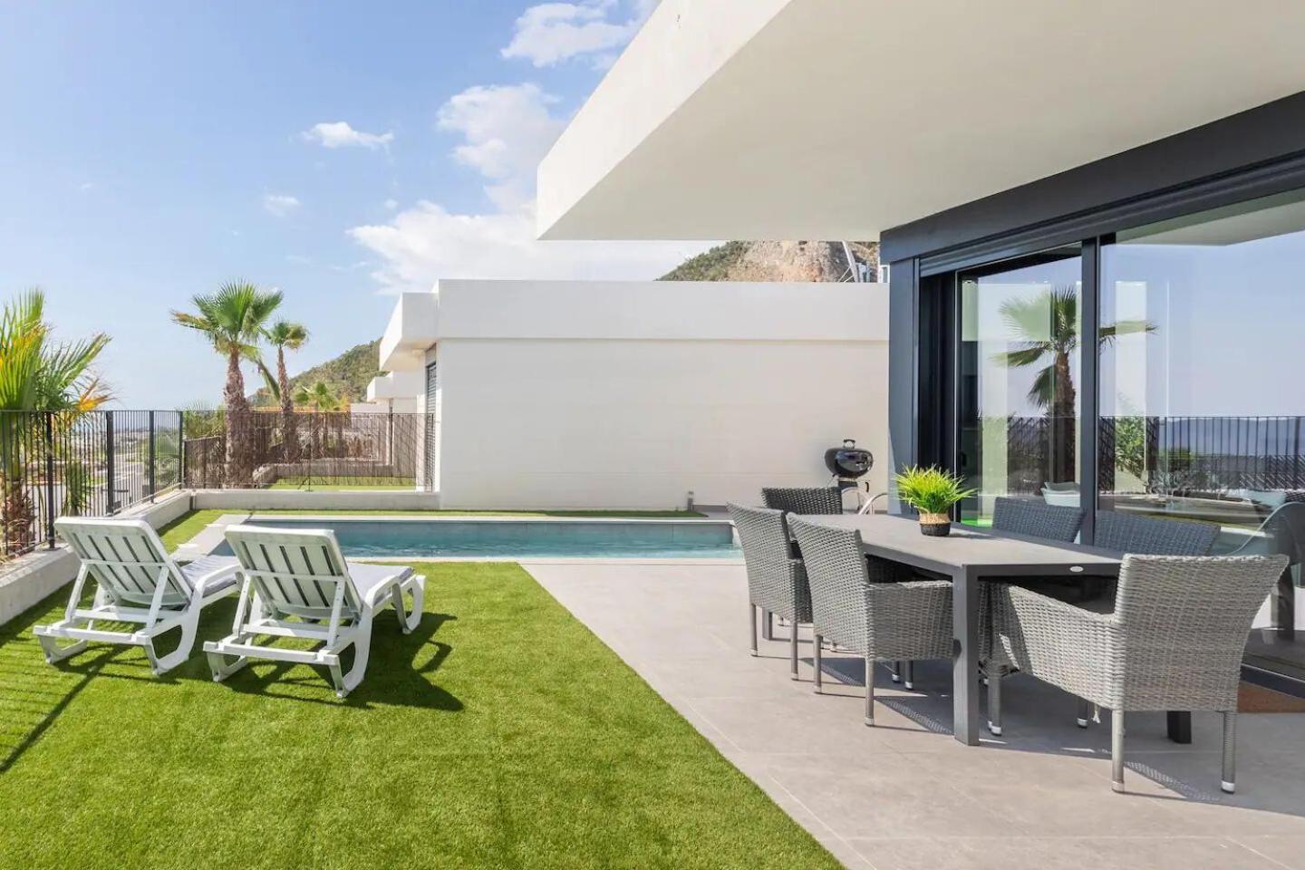 Casa Con Piscina Privada Polop Villa Luaran gambar