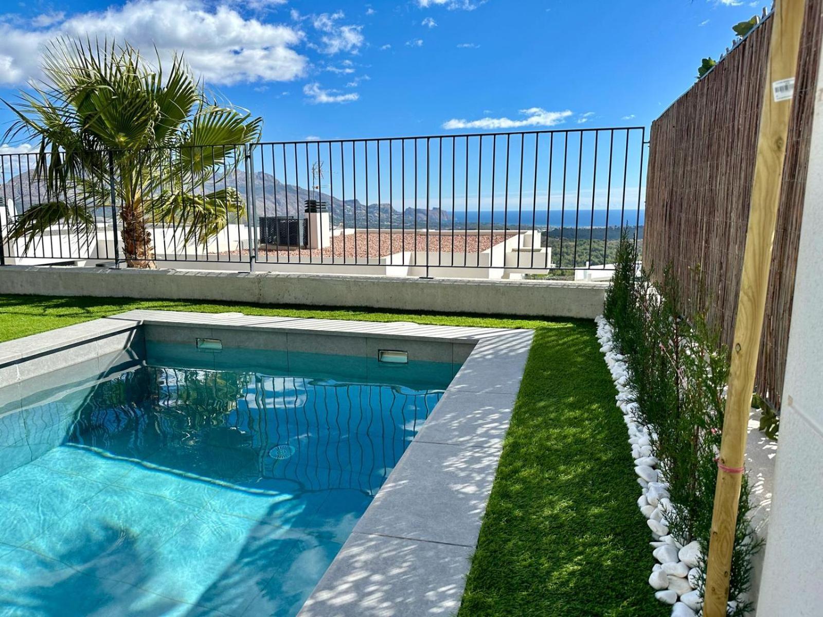 Casa Con Piscina Privada Polop Villa Luaran gambar